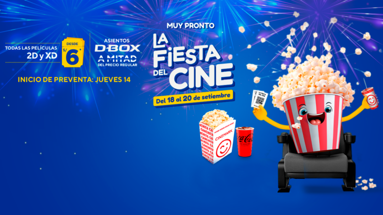 Fiesta del Cine 2023: entradas a 6 soles desde el 18 de septiembre en todos los cines del Perú 1 cine 1