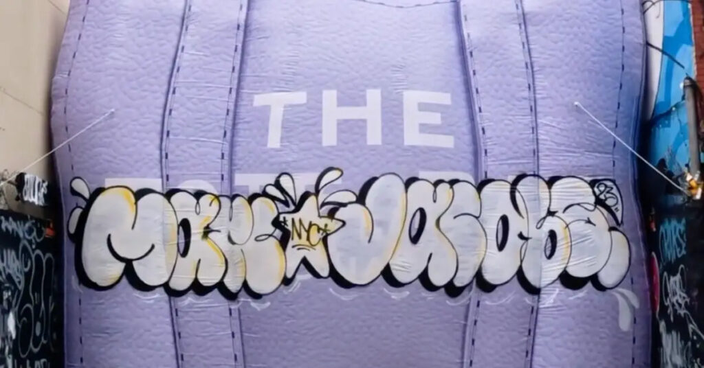 jupdlc marc jacobs installation sac gonflable