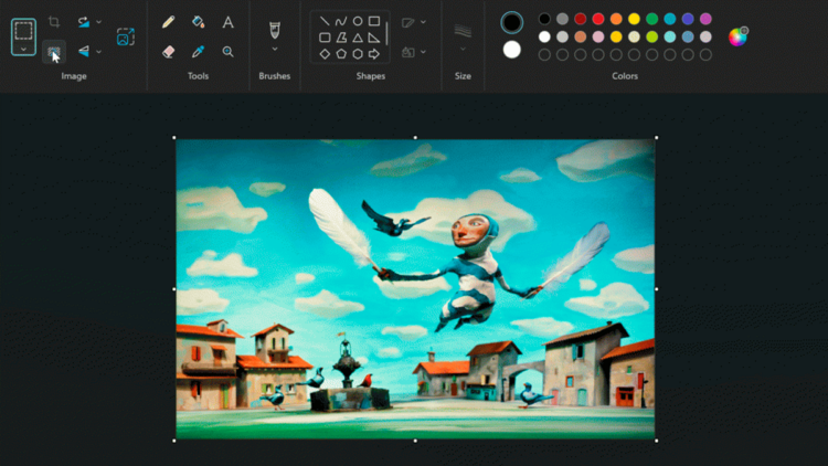 Paint se inspira en Photoshop con herramienta para eliminar el fondo de las imágenes 1 paint 2