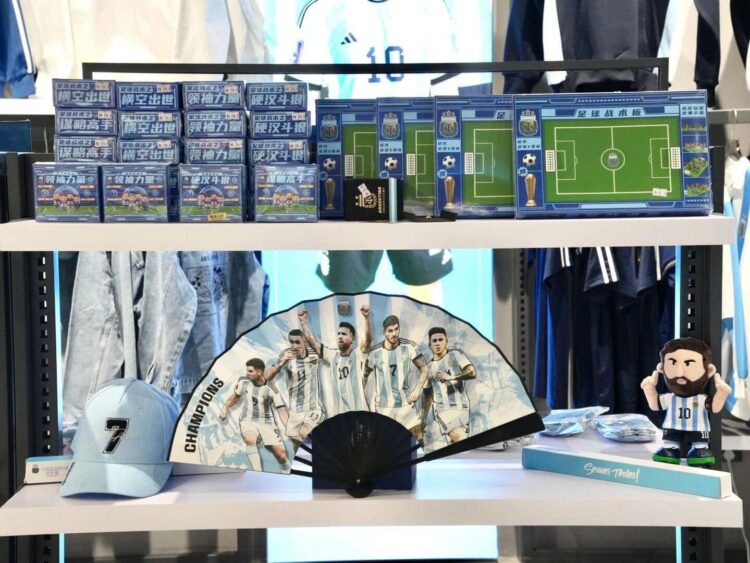 ¿Por qué la Selección Argentina abre tienda oficial en China?