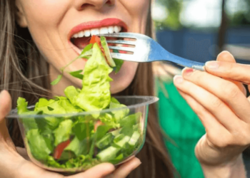 consumidores de comida saludable