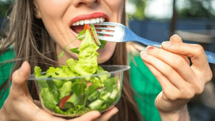 consumidores de comida saludable