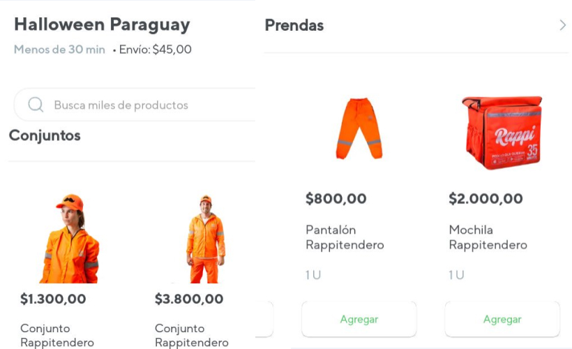 ¿Sabías que Rappi vendió por Halloween disfraces de rappitenderos en su app? 3 GRAFICA 9