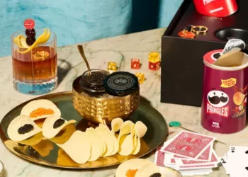 Papas fritas con caviar