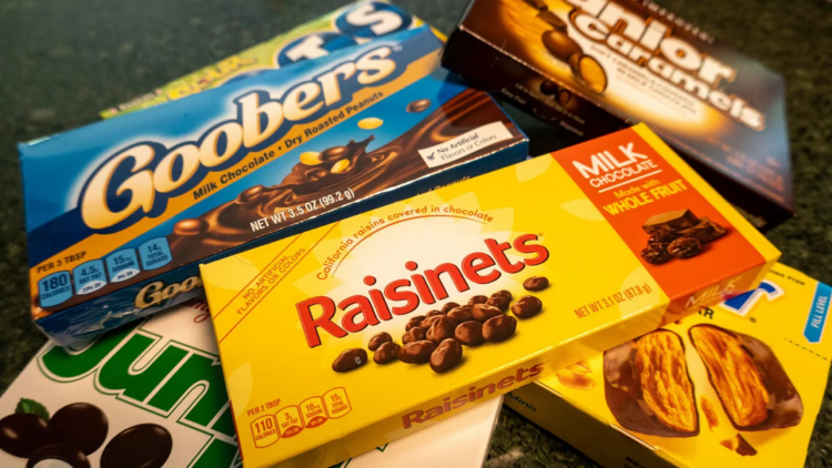 Dulces en caja