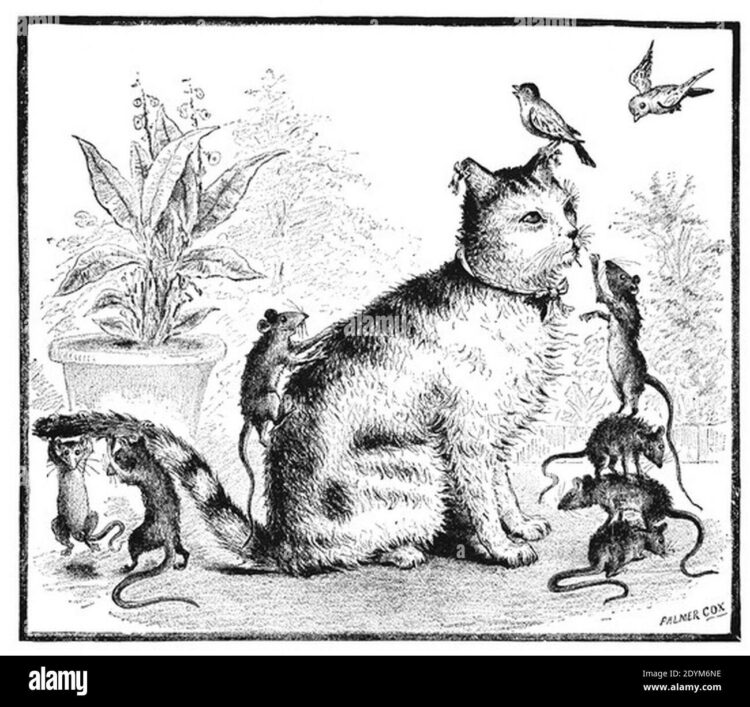 “LA CURIOSIDAD MATÓ AL GATO” 1 dibujo de gato perezoso 2dym6ne