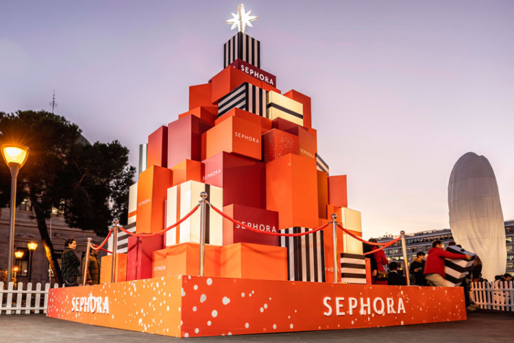 Esta marca cosmética redefine el árbol de Navidad 1 árbol navidad