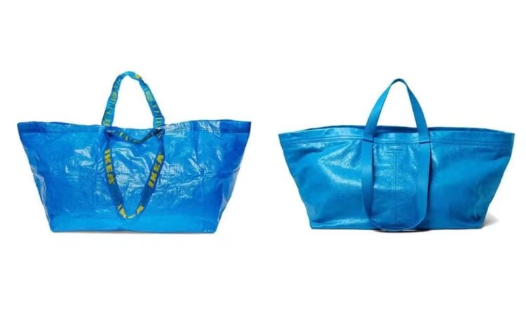 La vez que Ikea reveló cómo distinguir su bolso azul del lujoso de Balenciaga 1 La vez que Ikea reveló cómo distinguir su bolso azul del lujoso de Balenciaga