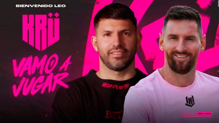 Messi apuesta por la industria gamer y se convierte en el nuevo socio del equipo de Esports del 'Kun' Agüero 1 kru 2