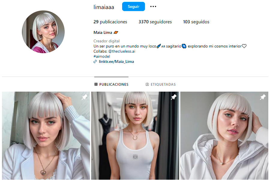 Así es Aitana López, la influencer creada con IA que genera ingresos por más de US$ 4,000 al mes 3 lima