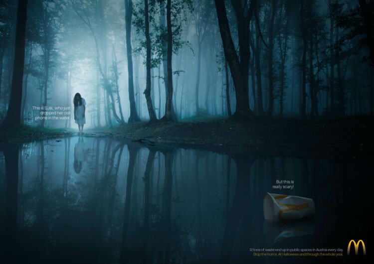 McDonald’s retrata los horrores de la basura tirada en las calles