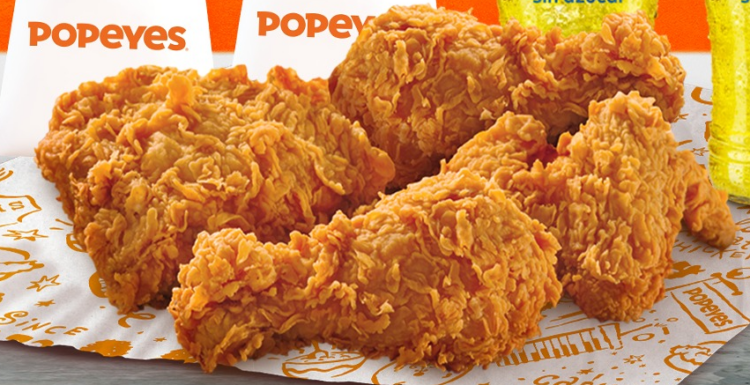 Pollo gratis como debe ser: Popeyes regalará combos en todos sus establecimientos este viernes 1 Popeye pollo gratis