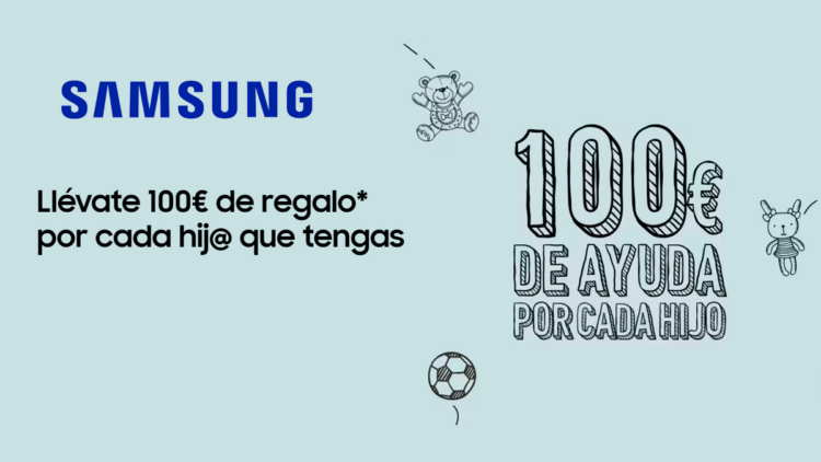 Samsung celebra esta navidad regalando a sus clientes 100 euros por cada hijo que tengan 1 samsung