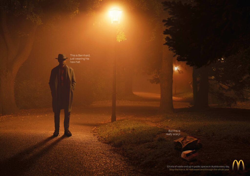 McDonald’s retrata los horrores de la basura tirada en las calles
