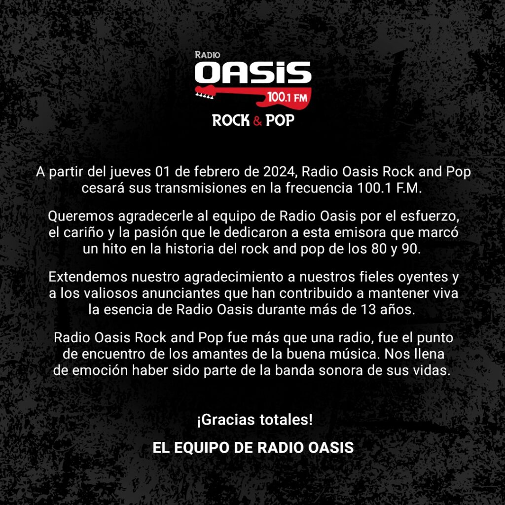 ¿No pudo con la competencia? Oasis oficializa el fin de la marca 2 420052284 774028381433790 4629560864271880616 n