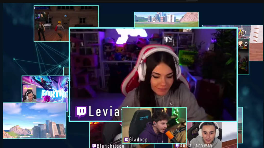 Un mapa de Fortnite desorientación