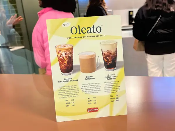 Café con aceite de oliva: la innovación de Starbucks para Italia llega a nuevos territorios 2 Starbucks oliva