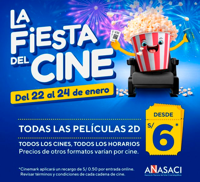 La Fiesta del Cine vuelve con entradas a 6 soles 2 cine 2