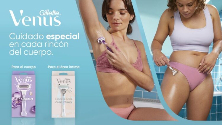 Las afeitadoras de Gillette Venus que celebran la diversidad de pieles de la mujer 1 pg