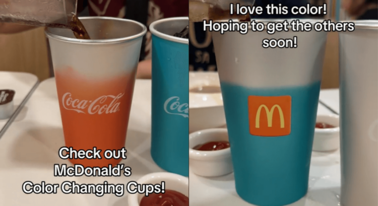 Así son los vasos de McDonalds que cambian de color 1 Así son los vasos de McDonalds que cambian de color
