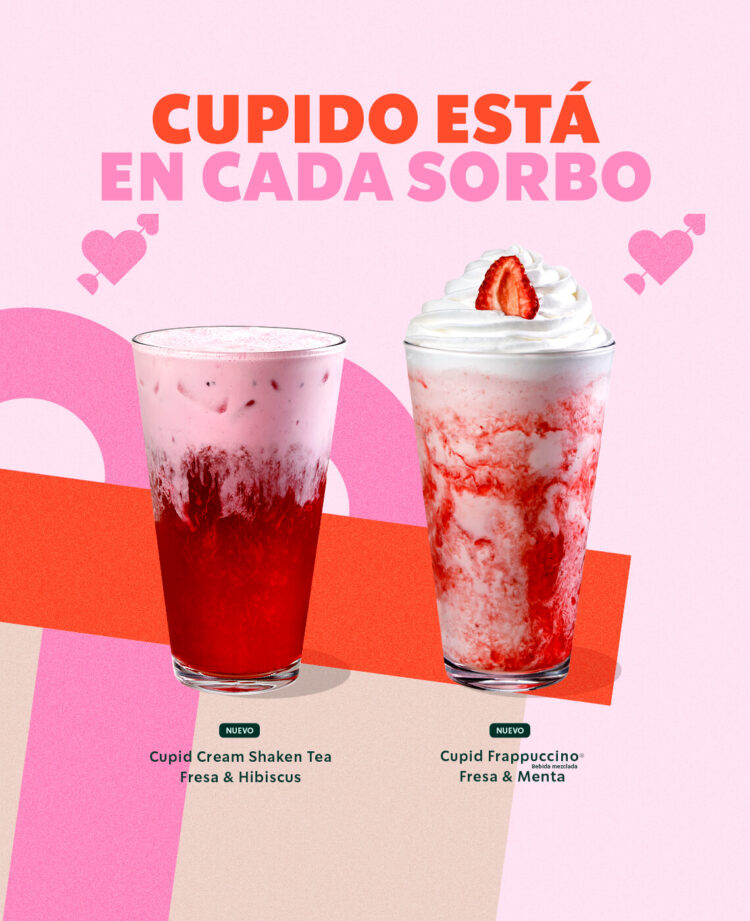 Starbucks estrena dos bebidas para celebrar San Valentín en Perú