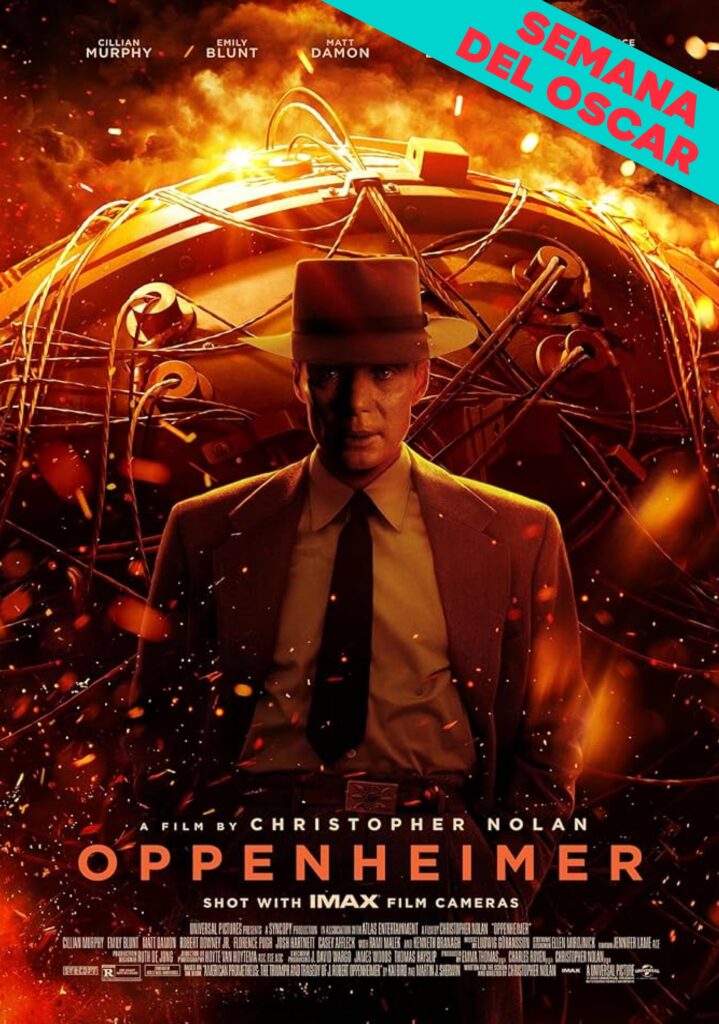 Premios Oscar 2024: UVK Platino Panorama estrenará las nominadas a Mejor Película a 2x1 3 Oppenheimer