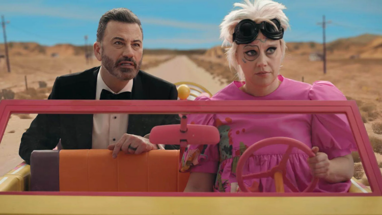 Presentador de los Oscar visita Barbieland y conoce a Barbie rarita 1 Presentador de los Oscar visita Barbieland y conoce a Barbie rarita