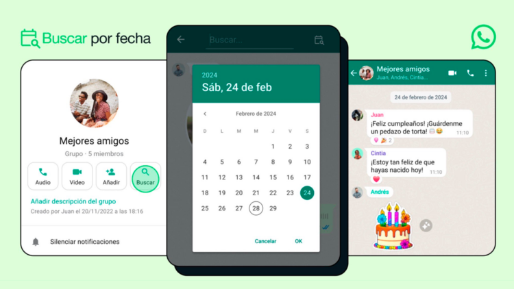WhatsApp se actualiza: ahora podrás buscar tus mensajes por fecha 1 what 4