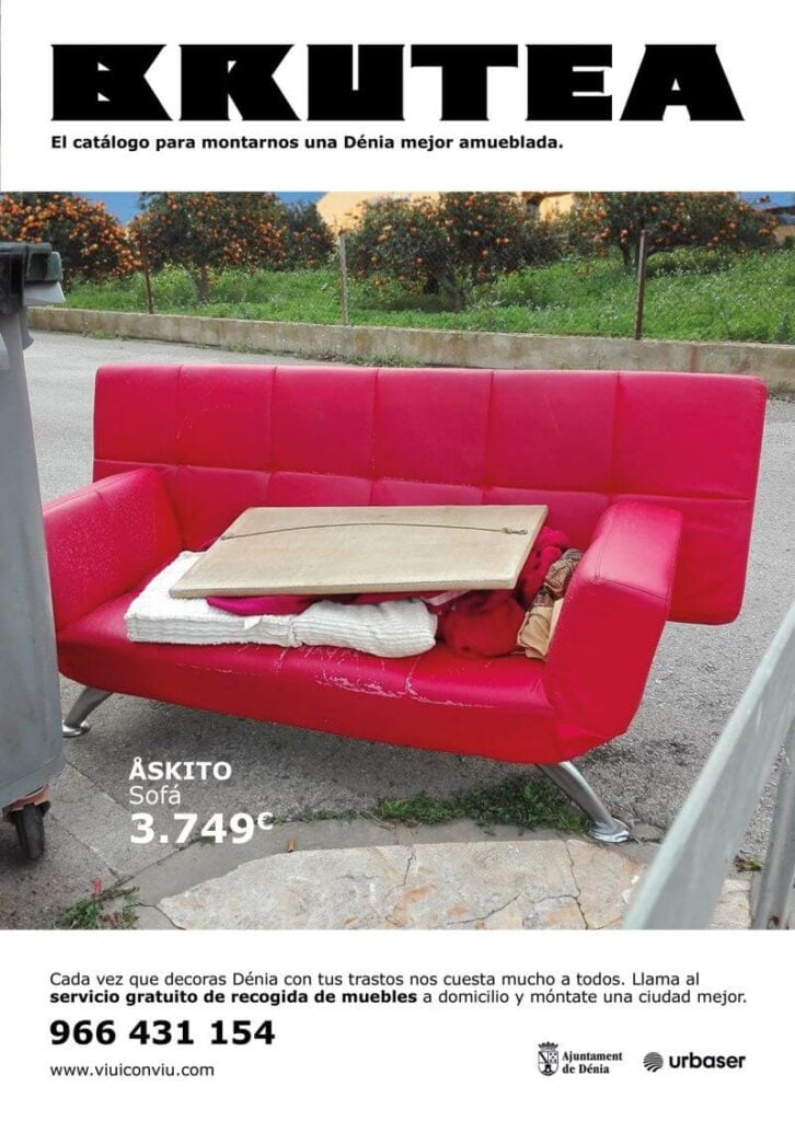 Campaña busca acabar con los muebles viejos tirados a la calle