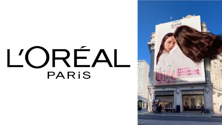 L'Oréal Paris apuesta por la publicidad "Fake Out of Home" para dar a conocer su nueva línea de productos 1 loreal