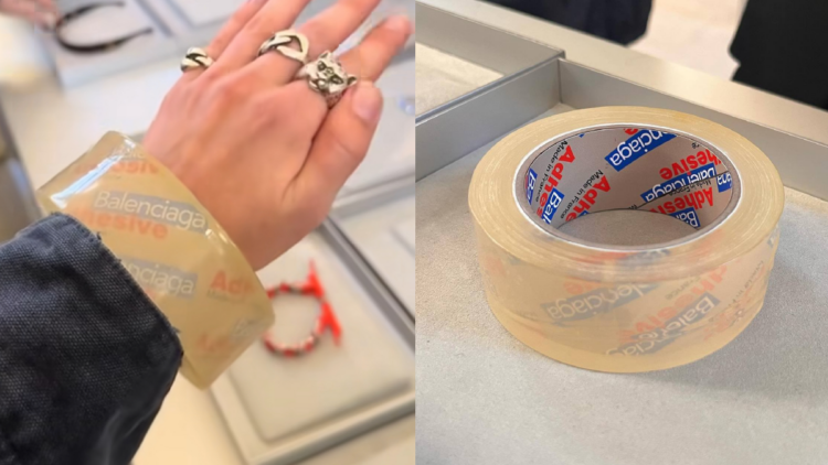 Balenciaga lanza pulsera en forma de cinta aislante valorizada en 3,000 euros 1 pulsera