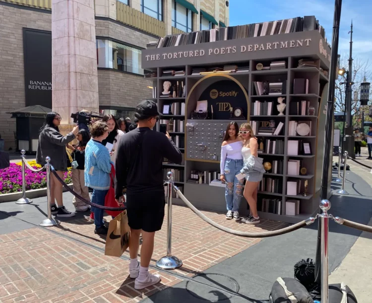 Spotify crea una biblioteca para promocionar el nuevo álbum de Taylor Swift