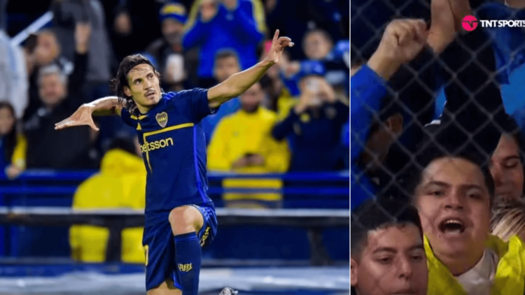 Boca Juniors recompensa a hincha que fue viral por “atrapar” la flecha de Cavani 1 flecha Cavani