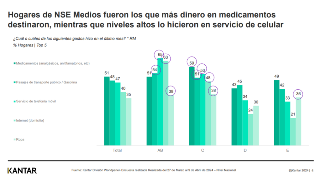 ¿En qué gastaron los hogares peruanos el último mes? 3 GASTO HOGARES PERUANOS