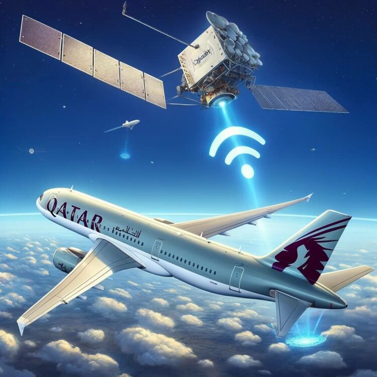Starlink se asocia con aerolínea para ofrecer internet gratis en vuelos comerciales 1 Qatar Airways and Starlink
