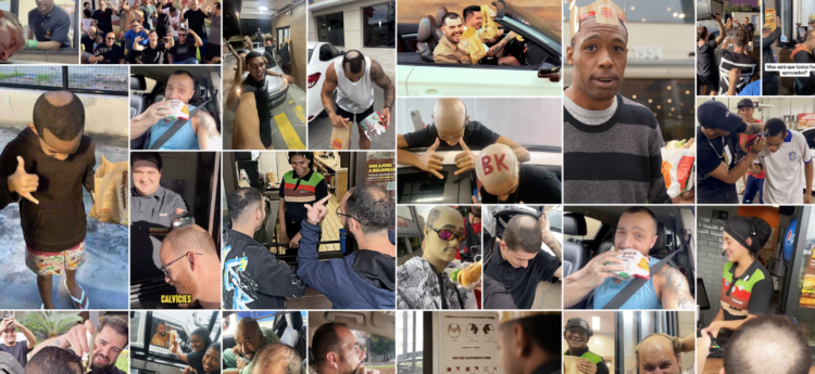 Burger King Brasil celebra la calvicie de sus comensales regalandoles una Whopper 1 Burger King Brasil celebra la calvicie de sus comensales regalandoles una Whopper