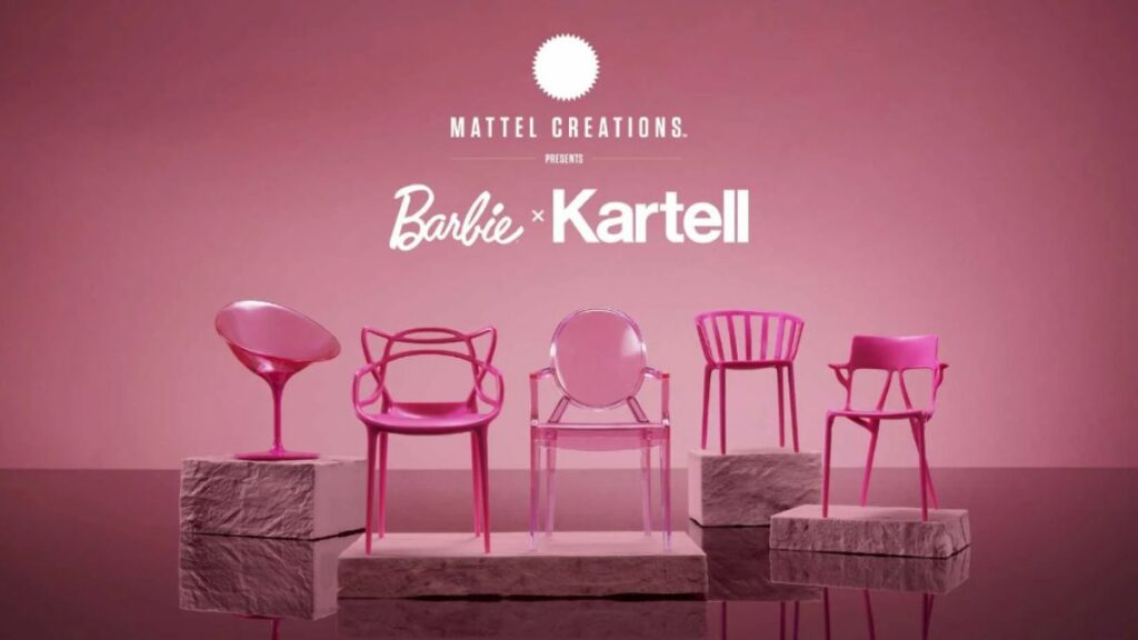 Sillas Barbie Kartell y Mattel