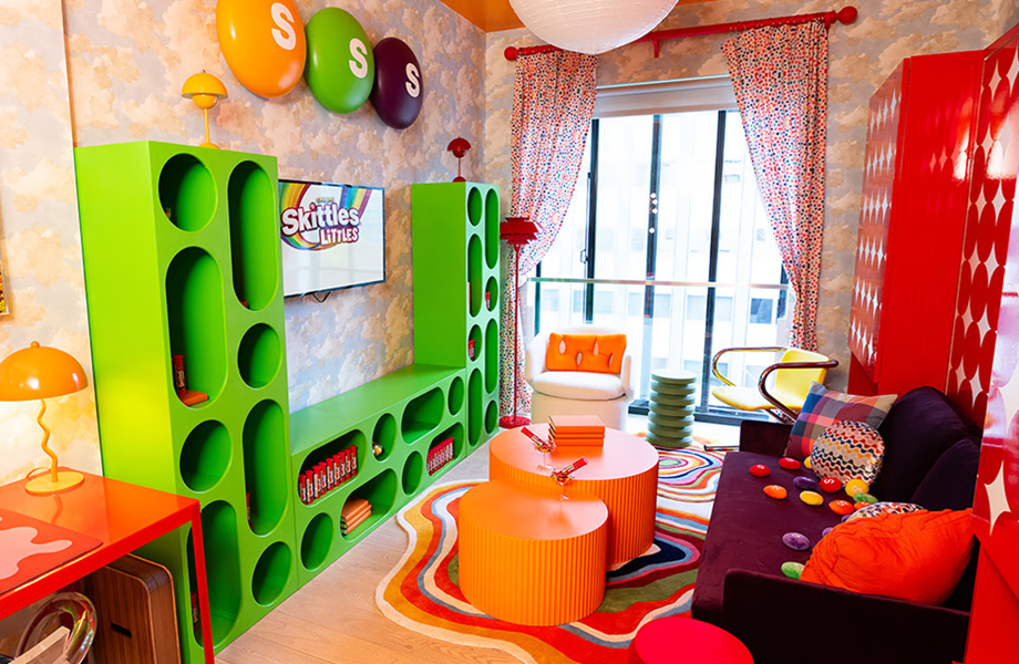 Skittles entregará un apartamento con temática multicolor por un año 2 Skittles