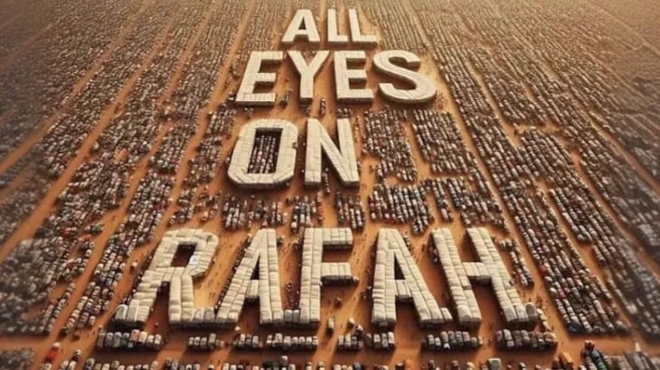 "All eyes on Rafah", la campaña en redes sociales que busca visibilizar la situación en Gaza 1 "All eyes on Rafah", la campaña en redes sociales que busca visibilizar la situación en Gaza