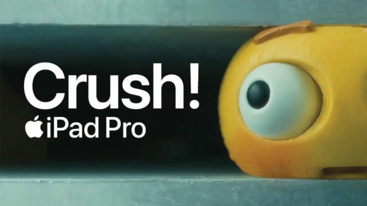 Apple “aplasta” la creatividad humana en el último anuncio para iPad y desata críticas 1 Apple “aplasta” la creatividad humana en el último anuncio para iPad y desata críticas
