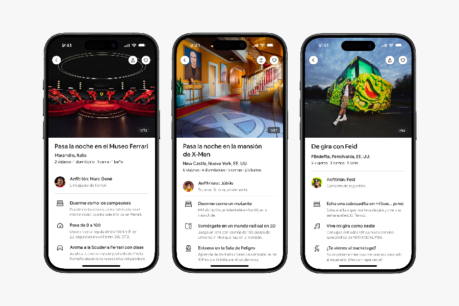 Airbnb ofrece estadías en la casa de 'Up' o el Museo Ferrari bajo su nueva categoría "Icónicos" 4 oiconos 100