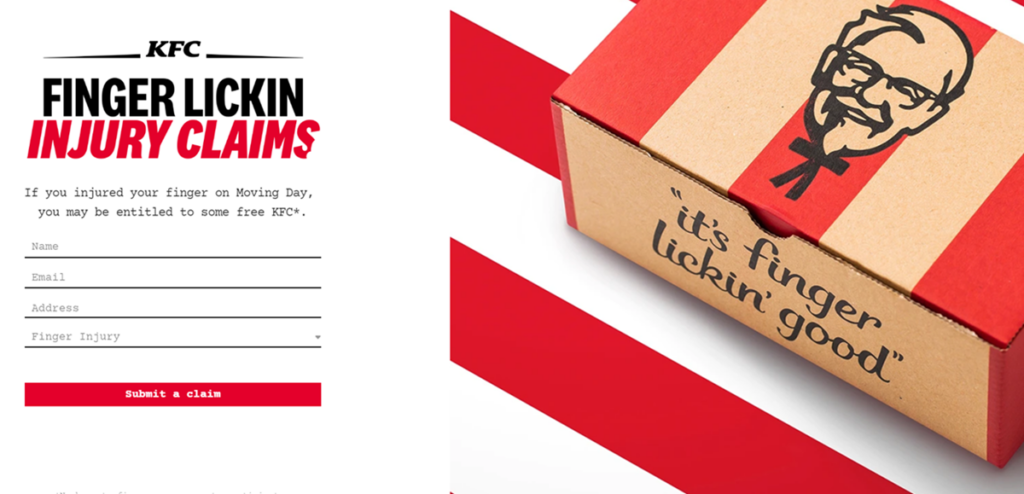 Canadá: Día de Mudanza motiva una original promoción de KFC 2 DIA DE MUDANZA KFC 1