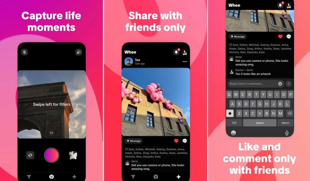 TikTok lanza Whee, una app "para amigos" que permite compartir fotos de forma privada 2 GQbtta3WkAAhMZ2