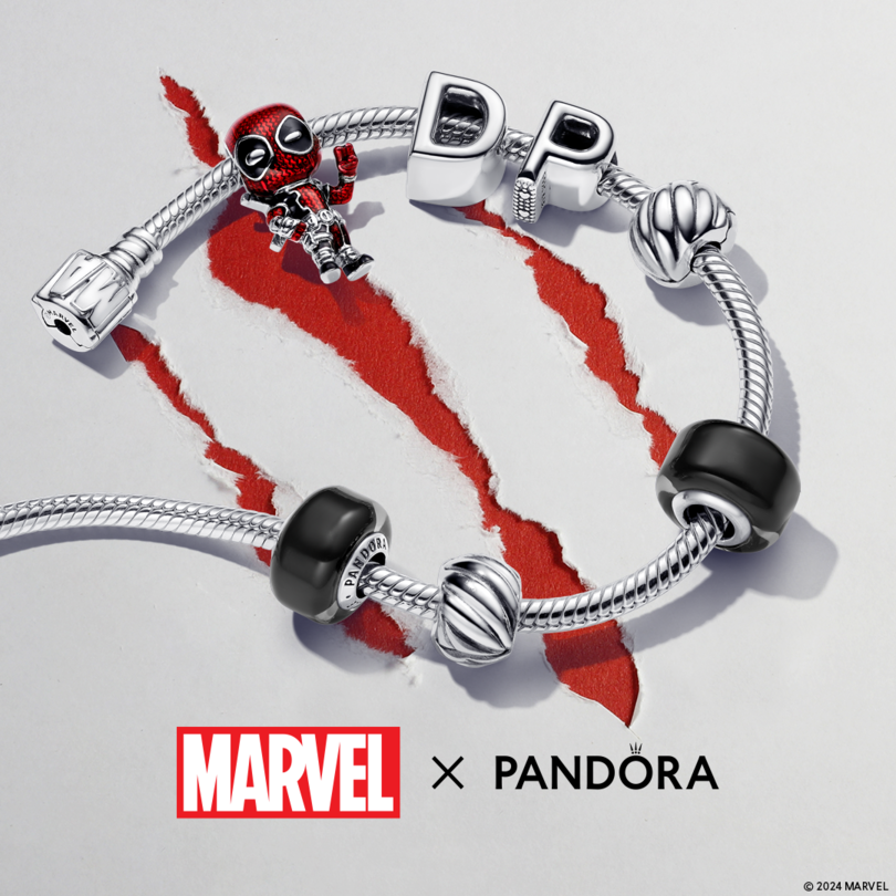 "Deadpool & Wolverine": Pandora y Marvel se unen para lanzar una nueva colección de charms 5 Q224 COLLABS MARVEL DEADPOOL WOLVERINE SOME PRODUCT IMAGE 02 LOGO SQUARE 1