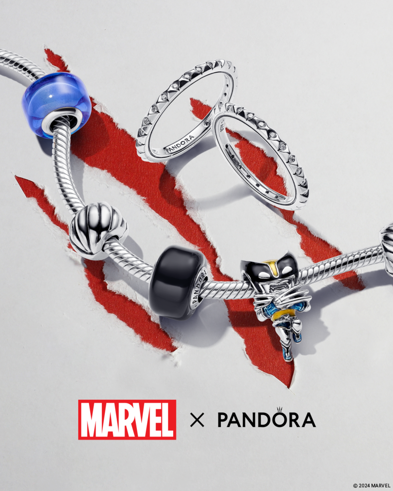 "Deadpool & Wolverine": Pandora y Marvel se unen para lanzar una nueva colección de charms 6 Q224 COLLABS MARVEL DEADPOOL WOLVERINE SOME PRODUCT IMAGE 03 LOGO PORTRAIT
