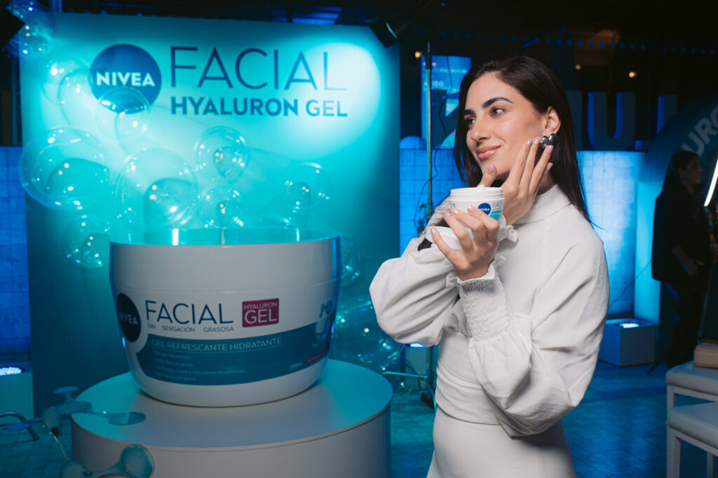 Nivea anuncia el lanzamiento de su nuevo producto Facial Hyaluron Gel 2 Solange Casisjpg