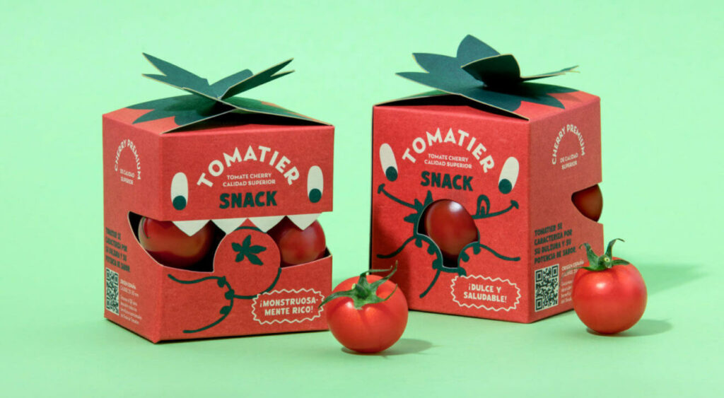 packaging de tomates