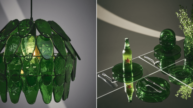heineken transforma botellas