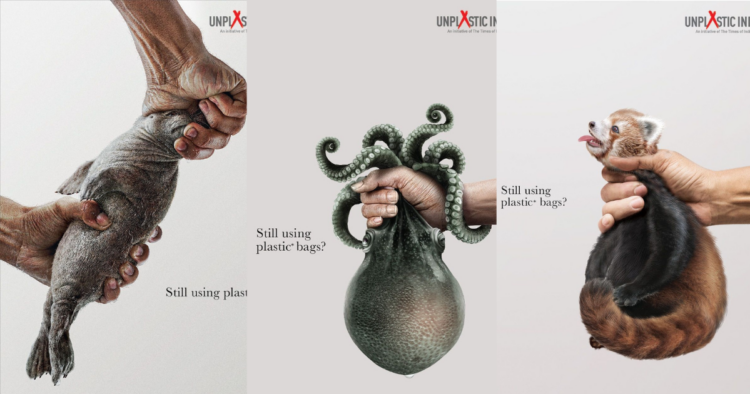 Esta campaña muestra lo mortal que es el plástico de un solo uso para la vida marina