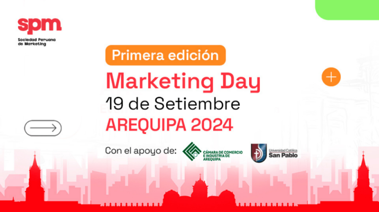 Arequipa vivirá el primer Marketing Day: ¿cómo participar en el evento de la Sociedad Peruana de Marketing? 1 Marketing Day Arequipa
